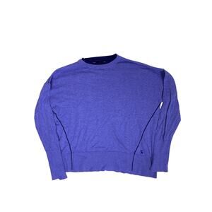 Joules Blue Cotton Sweater Womens 6 S Embroidered Logo Minimalist